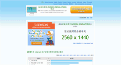 Desktop Screenshot of cn.screenresolution.org